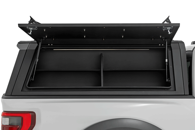 Bed Cap Side Shelf Storage Bin | Passengers Side
