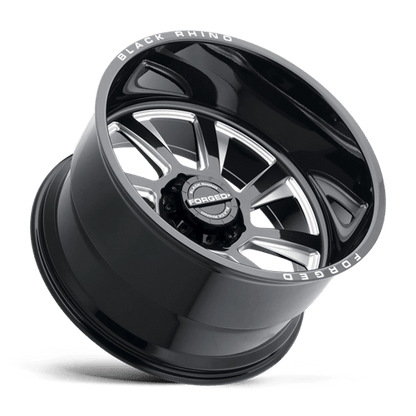 BRBLR 22X14 8X180 G-BLK-MILL -76MM