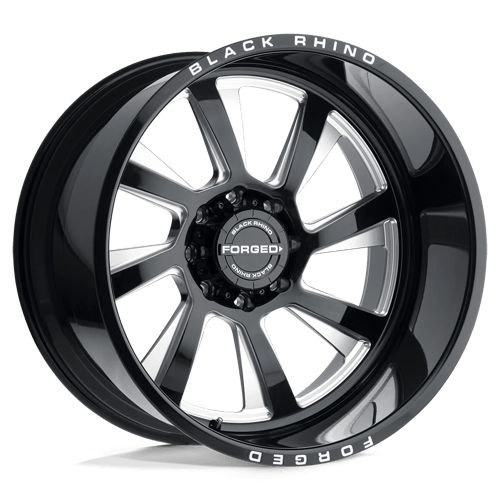 BRBLR 24X14 8X180 G-BLK-MILL -76MM