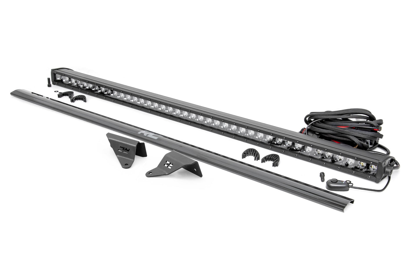 LED Light Kit | Upper Windshield | 40" Black Single Row | Ford Bronco (21-24)