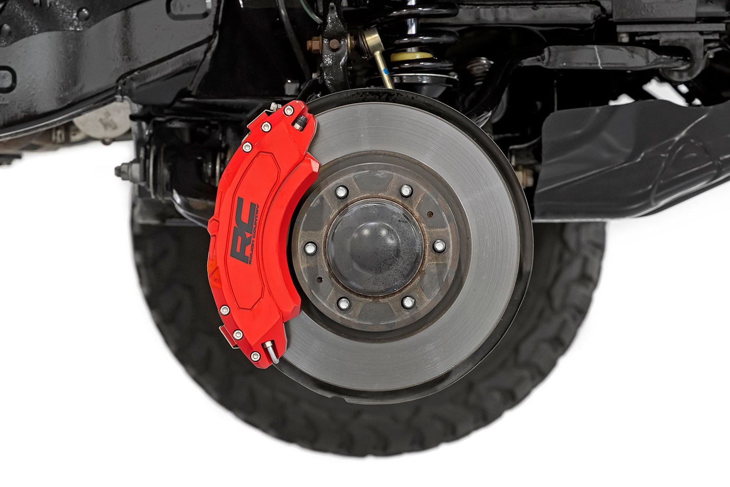 Caliper Covers | Rear | Red | Elec Brakes | Ford Expedition/F-150/Raptor 