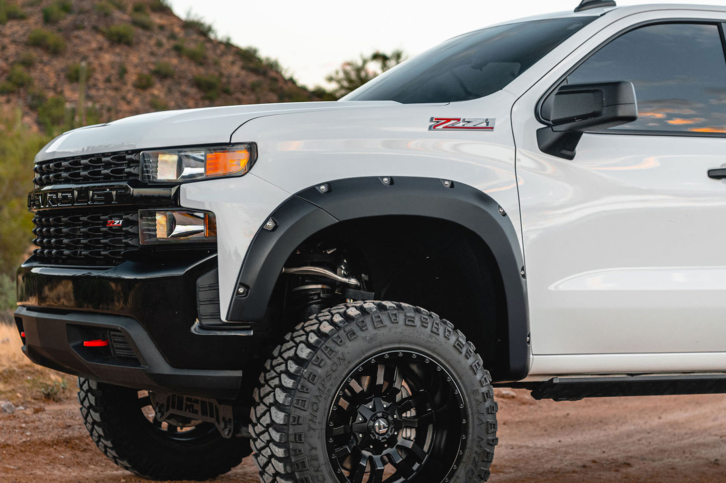 Pocket Fender Flares | GNO Slate Gray | Chevy Silverado 1500 2WD/4WD (19-21)