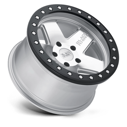 BRCRL 17X8.5 5X5.0 SLVR-MIR-BLK-LP -32MM