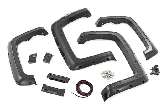 Fender Flares | Defender | 6'7" & 8' Bed | Chevy Silverado 1500 (14-18)/Silverado 2500 HD (15-19) 