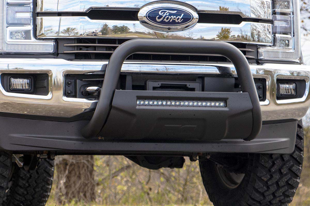 Black LED Bull Bar | Ford F-250 Super Duty 2WD/4WD (2017-2022)