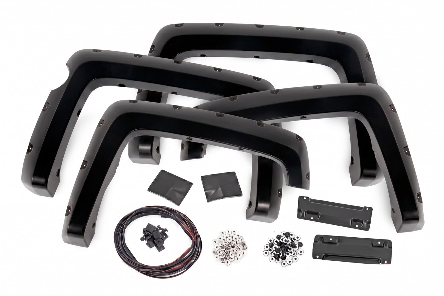 Pocket Fender Flares | 5'9" Bed | GB8 Mosaic Black | Chevy Silverado 1500 (14-18 & Classic)