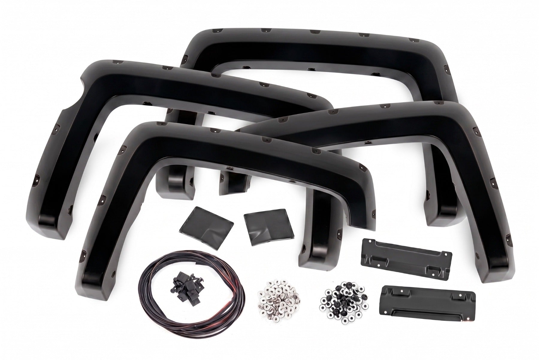 Pocket Fender Flares | 5'9" Bed | GB8 Mosaic Black | Chevy Silverado 1500 (14-18 & Classic)