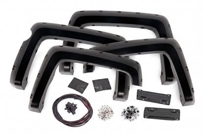 Pocket Fender Flares | 5'9" Bed | GB8 Mosaic Black | Chevy Silverado 1500 (14-18 & Classic)