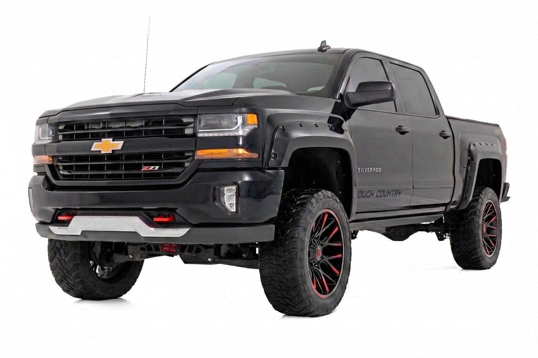 Pocket Fender Flares | 5'9" Bed | GB8 Mosaic Black | Chevy Silverado 1500 (14-18 & Classic)
