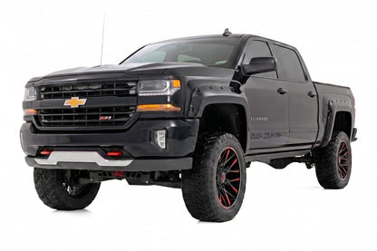 Pocket Fender Flares | 5'9" Bed | GB8 Mosaic Black | Chevy Silverado 1500 (14-18 & Classic)