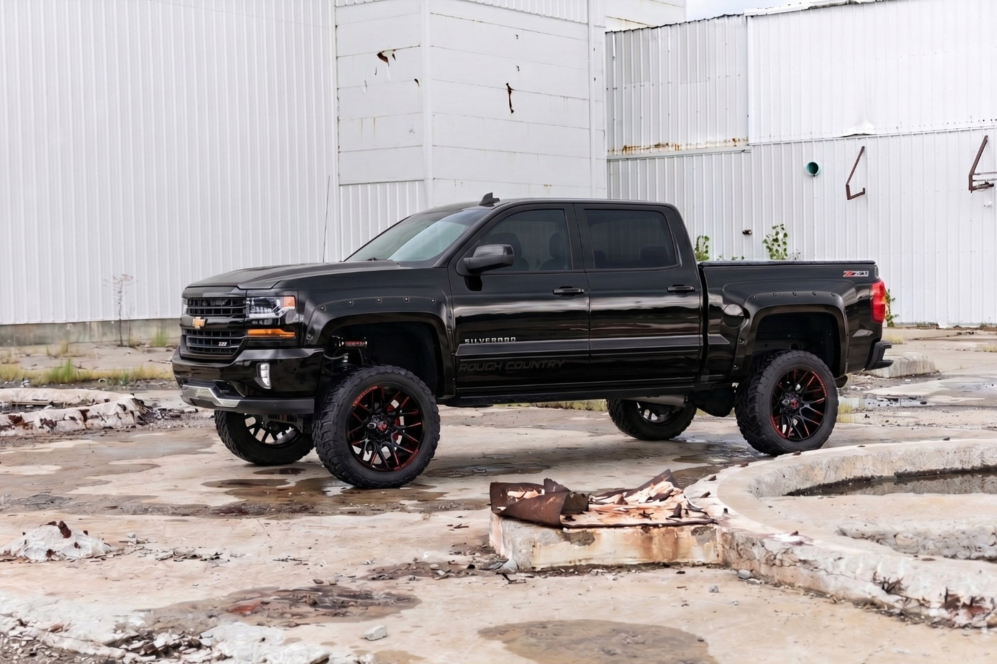 Pocket Fender Flares | 5'9" Bed | GBA Black | Chevy Silverado 1500 (14-18 & Classic)