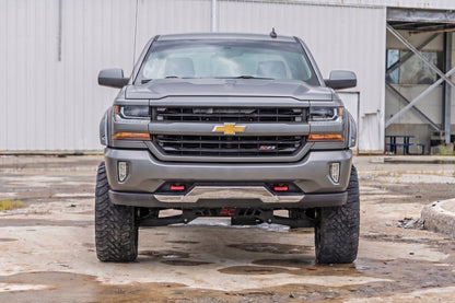 Pocket Fender Flares | 6'7" & 8' Bed | G9K Satin Steel | Chevy Silverado 1500 (14-18)/2500HD