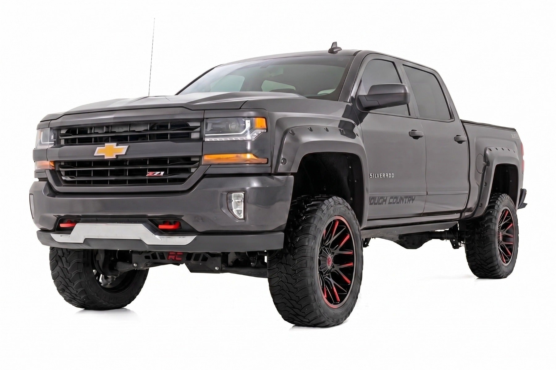 Pocket Fender Flares | 5'9" Bed | GJI Shadow Gray | Chevy Silverado 1500 (14-18 & Classic)