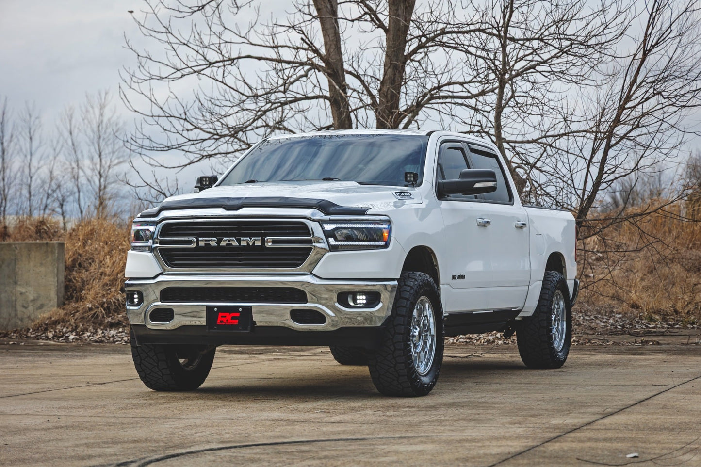 LED Fog Light Kit | 3.5 Inch Round Black Series | Amber DRL | Ram 1500 (2019-2024)