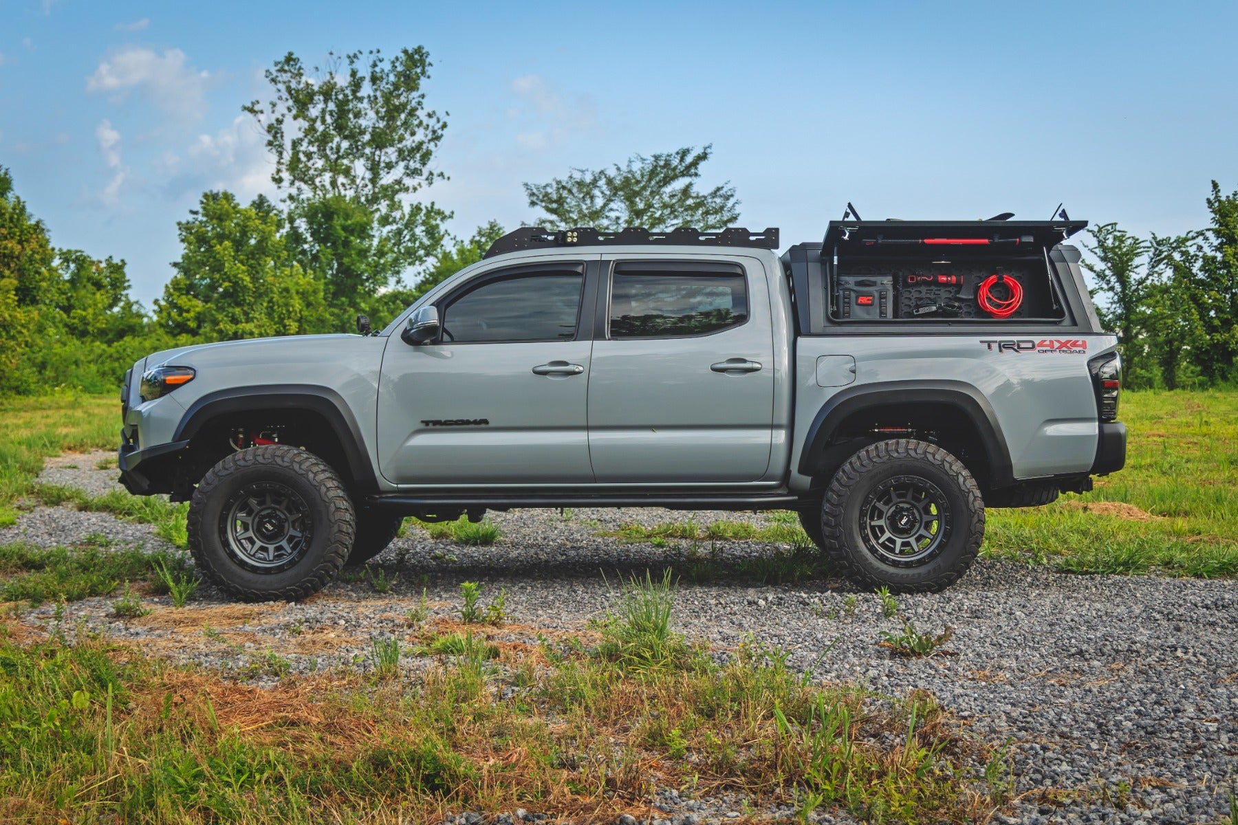 Bed Cap Molle Panel Side Storage Bin | Drivers Side | Toyota Tacoma (16-23)