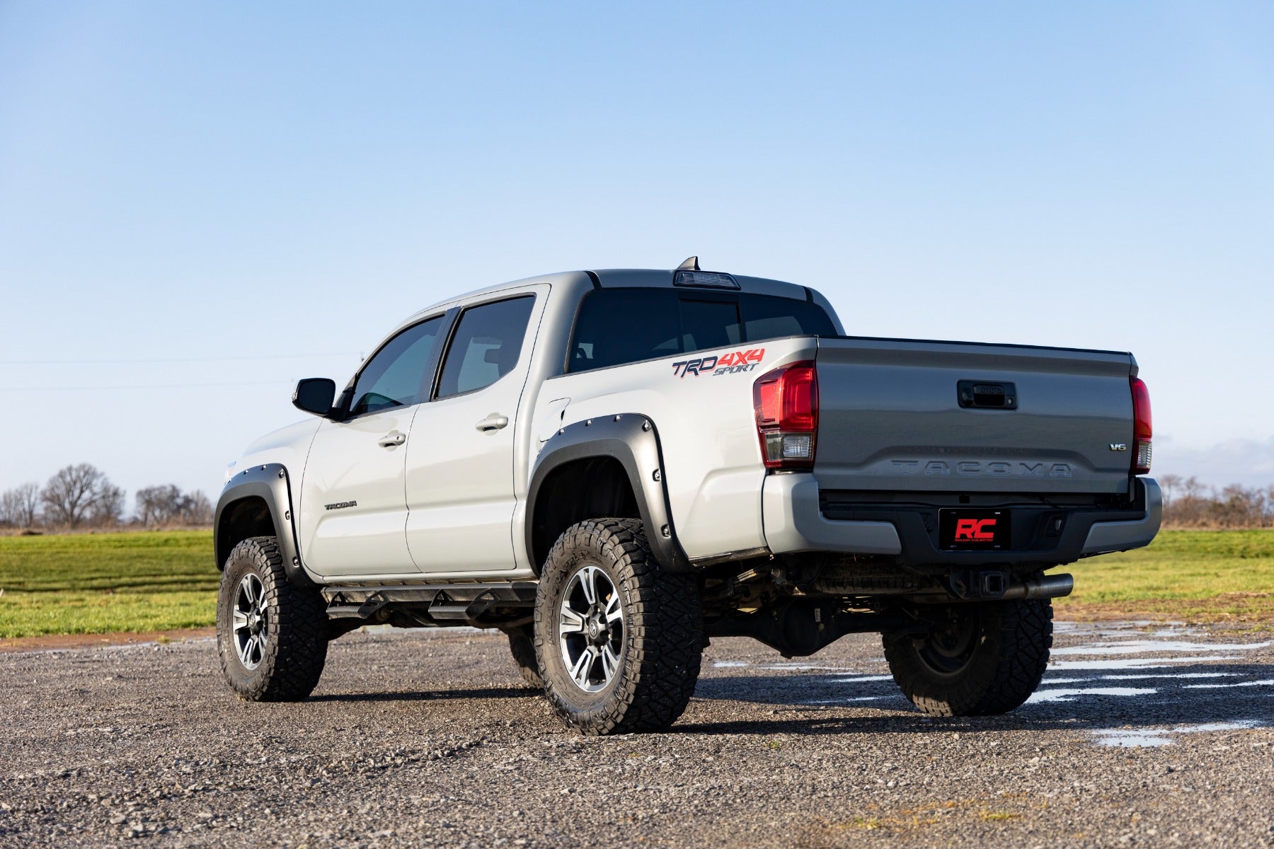 Pocket Fender Flares | 6X3 Lunar Rock | Toyota Tacoma 2WD/4WD (2016-2023)