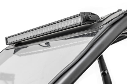 30" Single Row Light Mount | Front | Black Series | Polaris RZR Turbo R 
