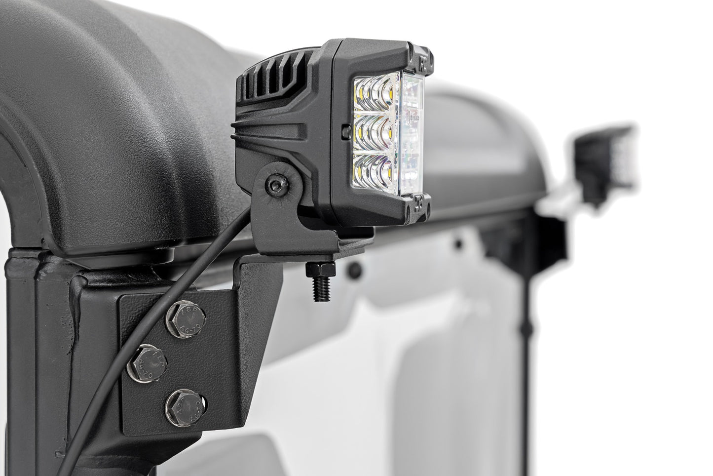 LED Light Kit | Rear Mount | 2" Black Pair | CFMOTO UFORCE U10 Pro 