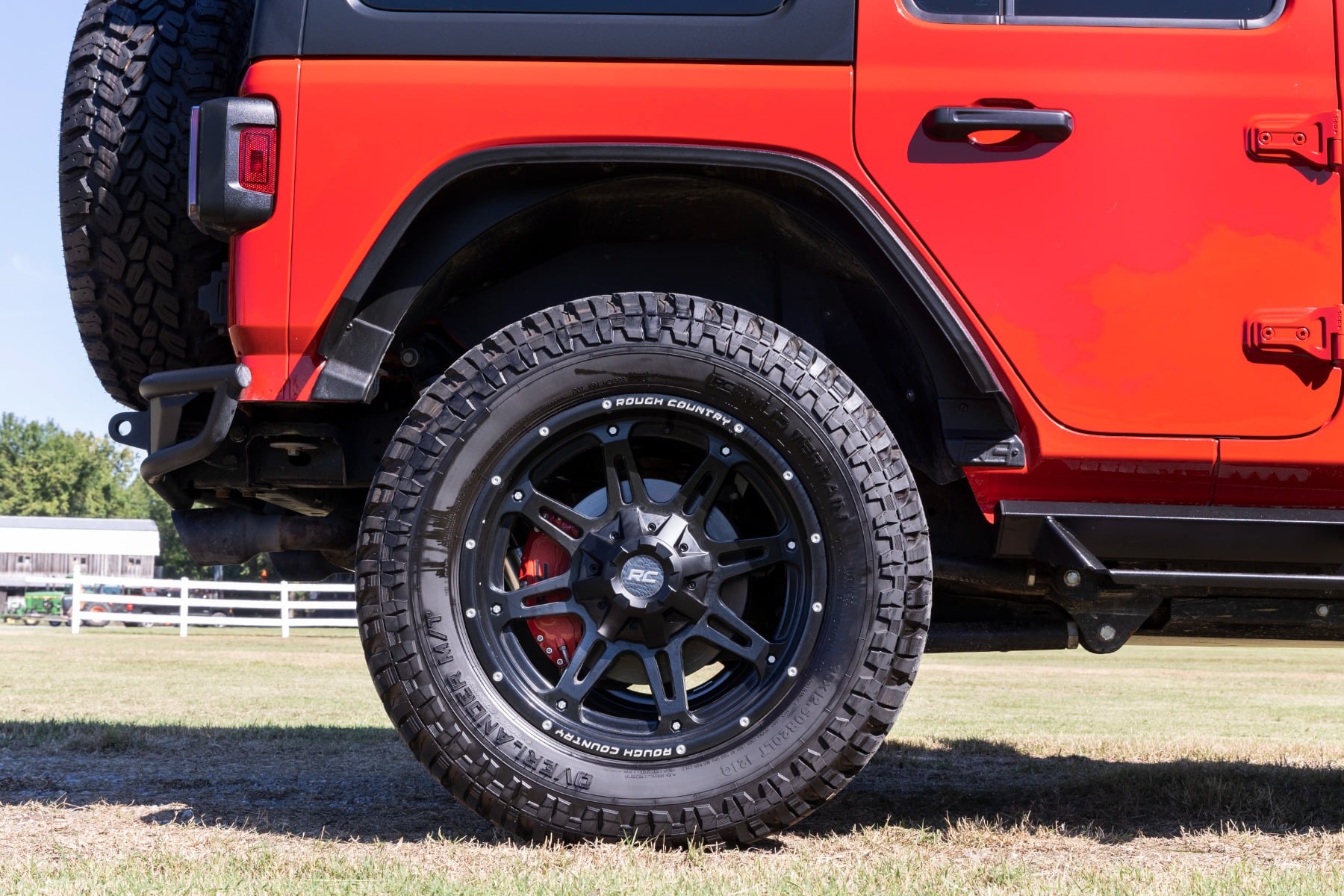 Caliper Covers | Rear | Red | Sport | Jeep Wrangler JL (18-26)/Wrangler Unlimited (18-26) 