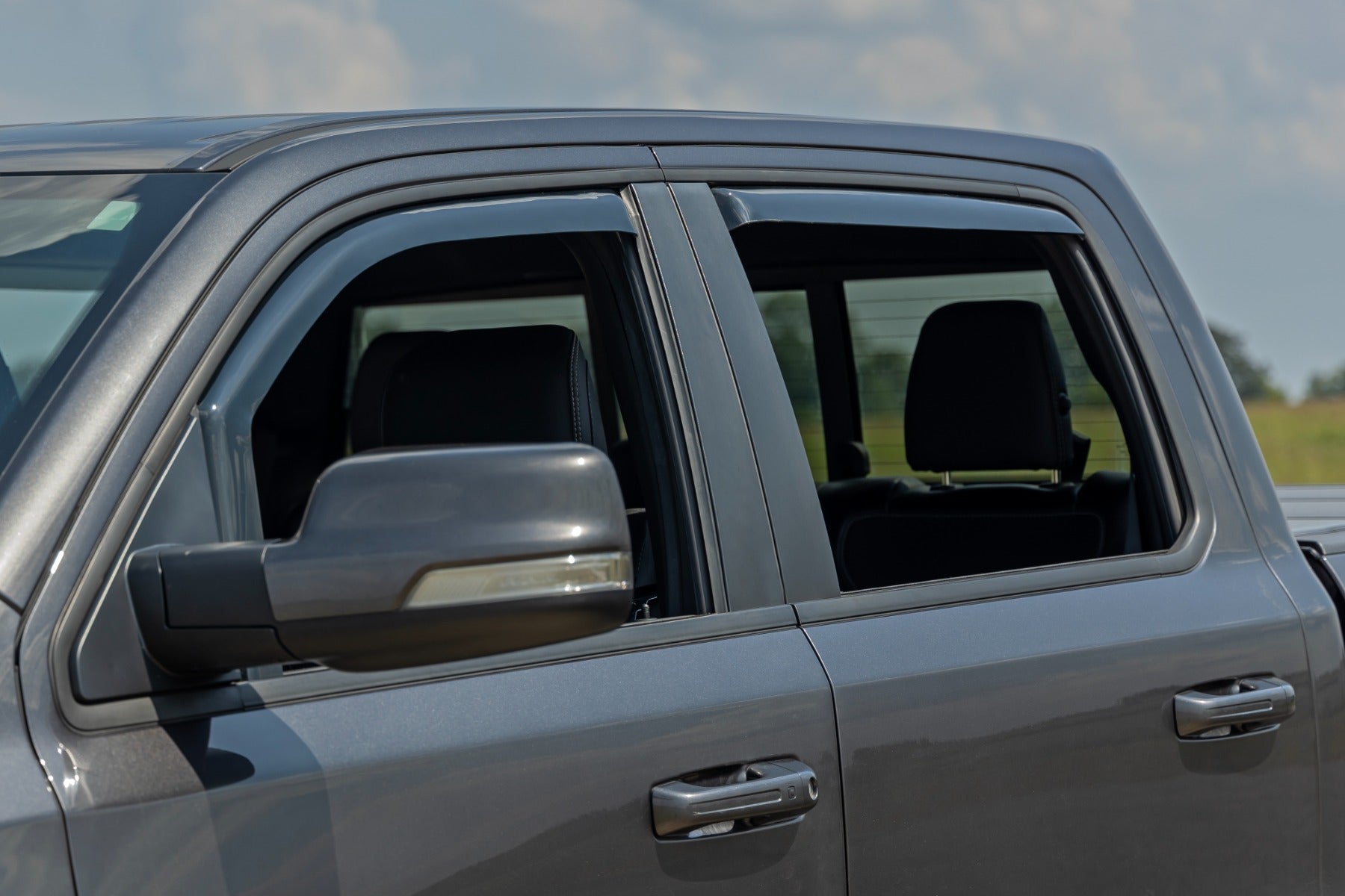 Side Window Deflectors | In Channel Rain Guard | Ram 1500 (19-26)/1500 TRX (21-24) 