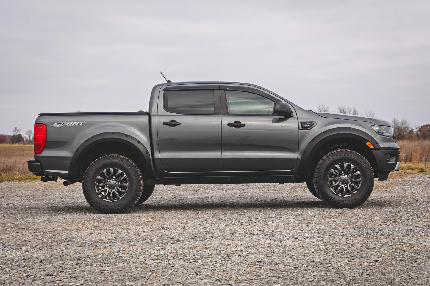Pocket Fender Flares | JS Iconic Silver | Ford Ranger 2WD/4WD (2019-2023)