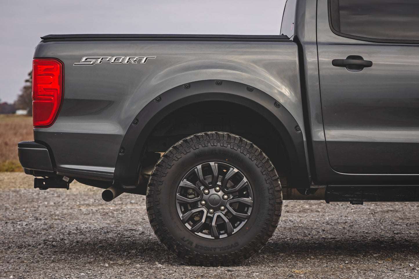Pocket Fender Flares | J7 Magnetic Gray | Ford Ranger 2WD/4WD (2019-2023)