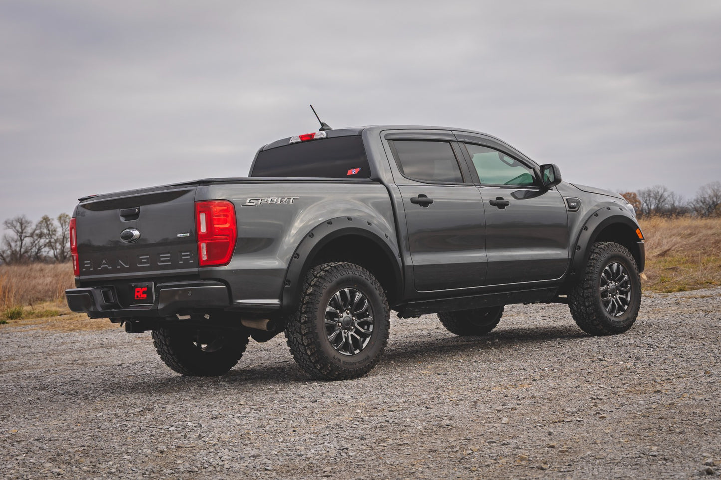 Pocket Fender Flares | NE Cactus Gray | Ford Ranger 2WD/4WD (2019-2023)