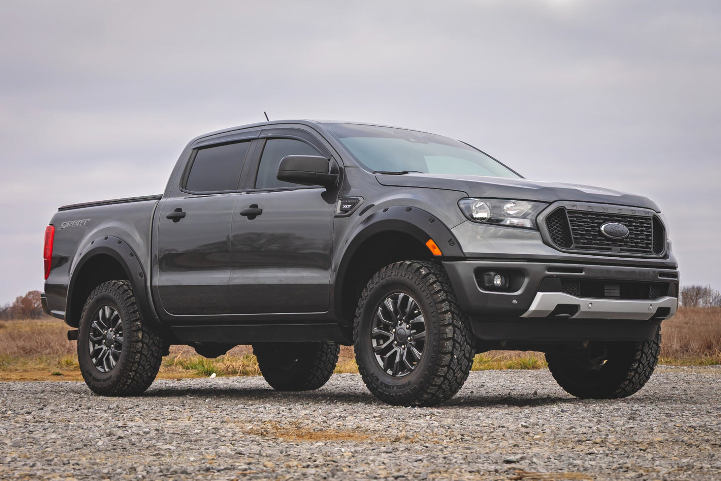 Pocket Fender Flares | G1 Black | 6' Bed | Ford Ranger 2WD/4WD (2019-2023)