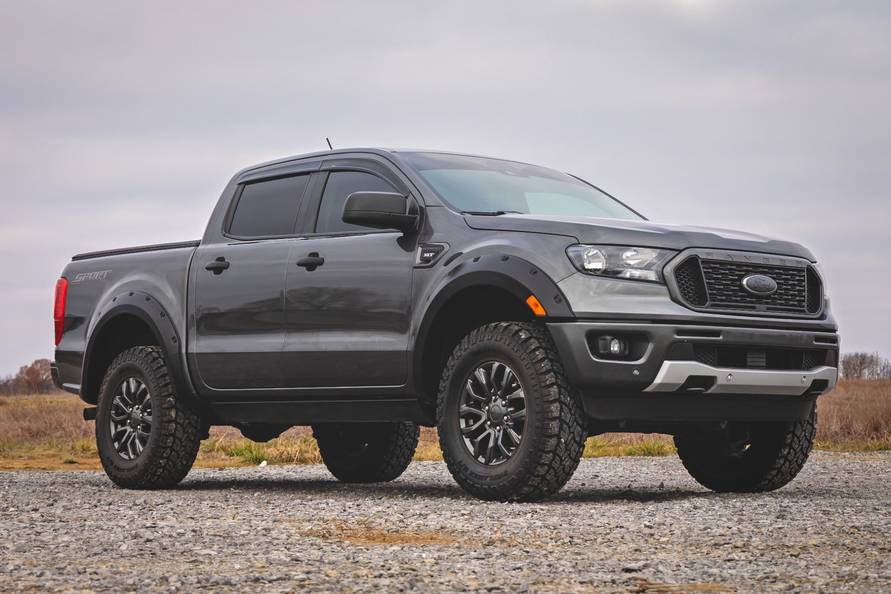 Pocket Fender Flares | G1 Black | 6' Bed | Ford Ranger 2WD/4WD (2019-2023)