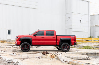 Defender Fender Flares | 5'9" Bed  | G9K Satin Steel | Chevy Silverado 1500 (14-18 & Classic)