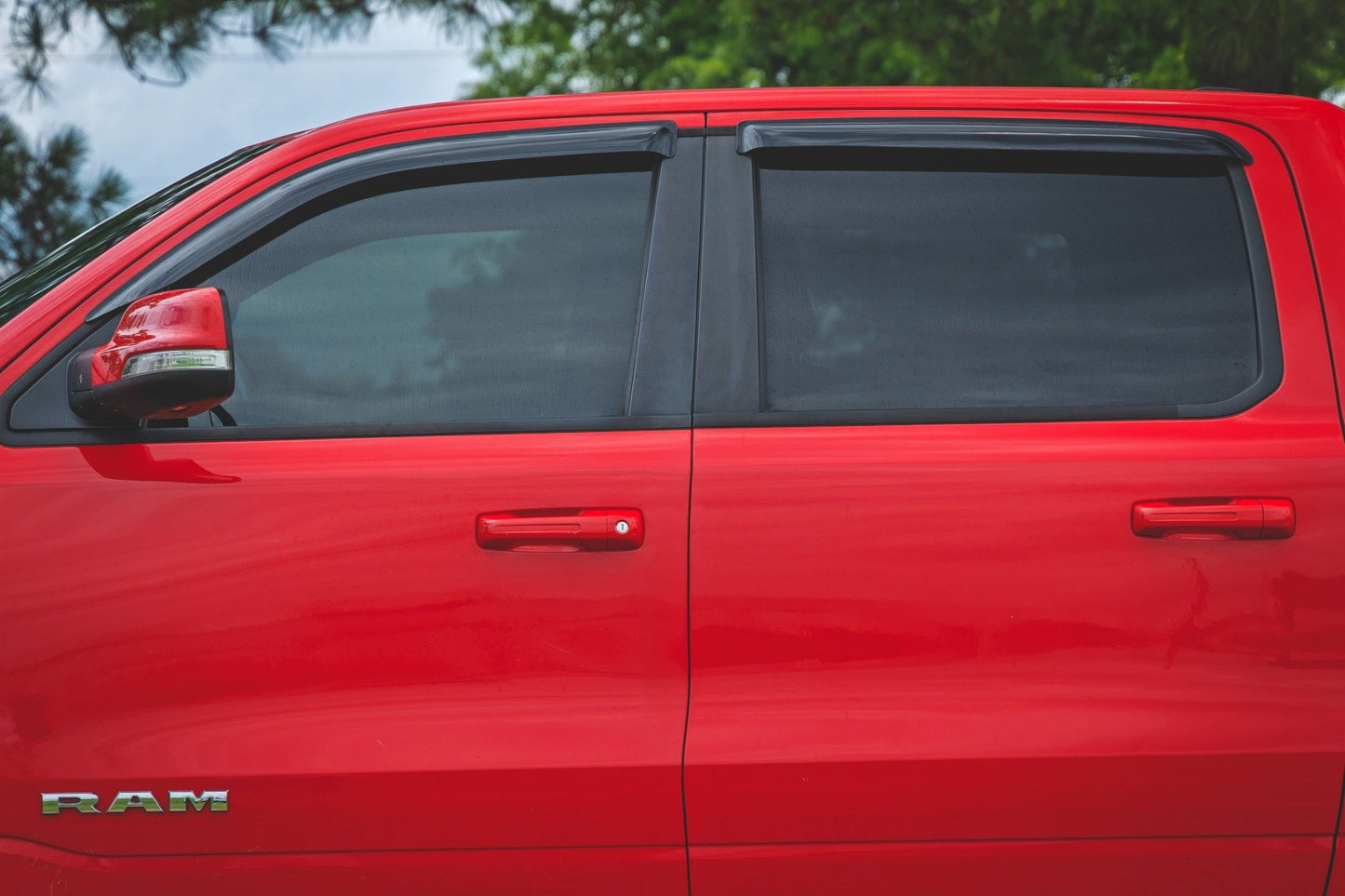 Side Window Deflectors | Tape On Rain Guard | Ram 1500 (19-25)/1500 TRX (21-24)