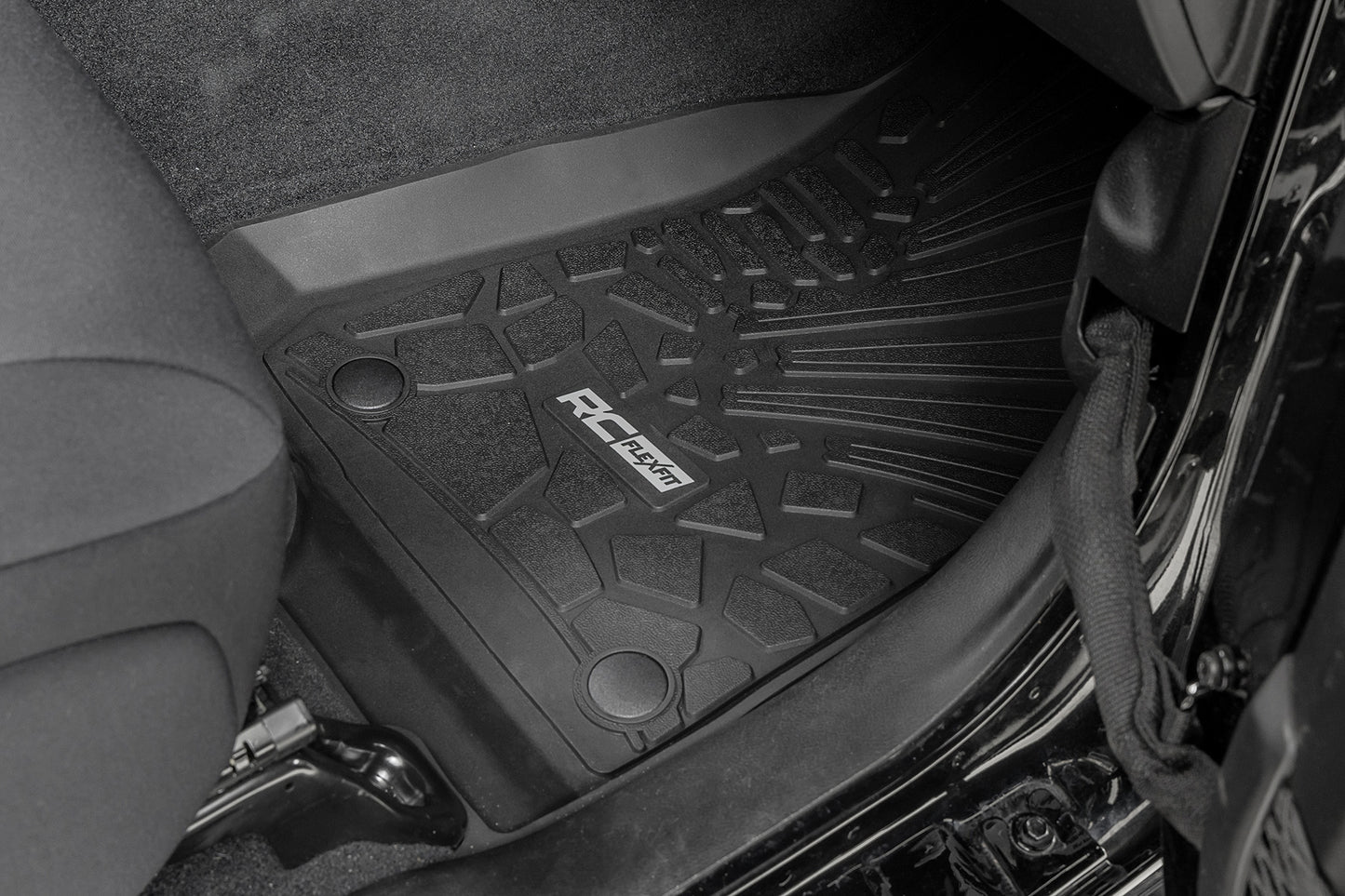 Flex Fit Floor Mats | FR & RR | 4 Door | Jeep Wrangler Unlimited 4WD (18-26)