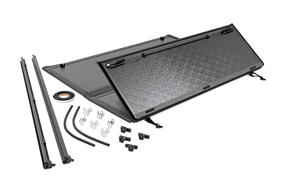 Hard Low Profile Bed Cover | 5'9" Bed | Rail Caps | Chevy/GMC 1500 (07-13)