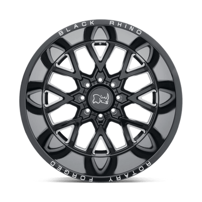 BRGRM 22X14 5X5.0 G-BLK-MILL -76MM