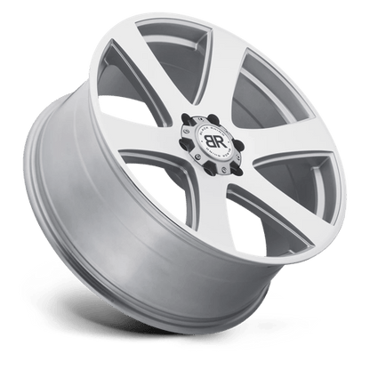 BR HAKA 22X9.5 6X135 +30 87 SLV MCH