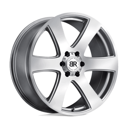 BR HAKA 22X9.5 6X135 +30 87 SLV MCH