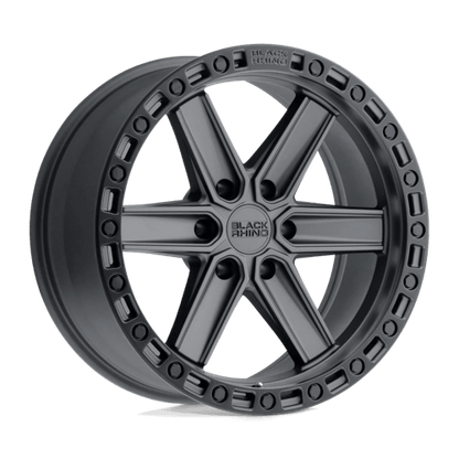 BRHDS 18X9 6X5.5 GUN-BLK-BLKLP -12MM