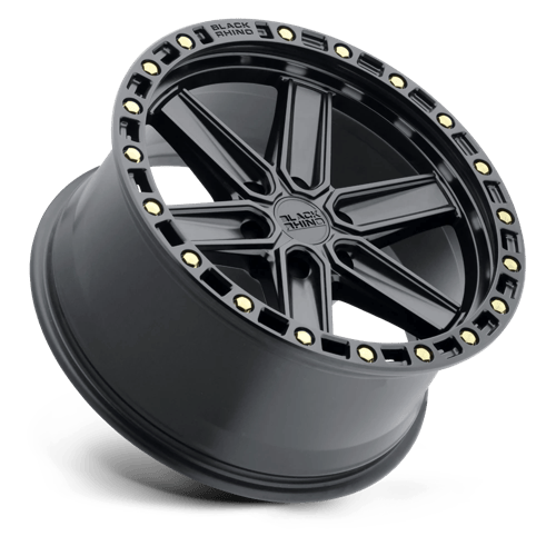 BRHDS 18X9 6X5.5 B-BLK-BRASSBLT 12MM