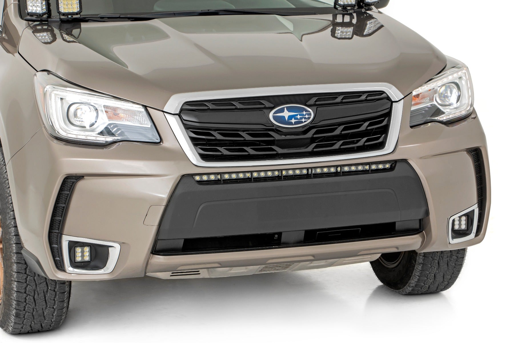 LED Light Kit | Bumper Mount | 30" Chrome Single Row | Subaru Forester (14-18)