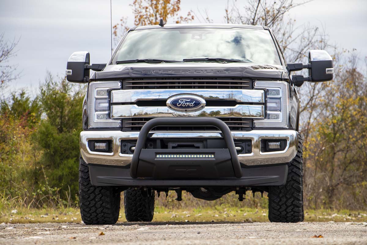 Black LED Bull Bar | Ford F-250 Super Duty 2WD/4WD (2017-2022)