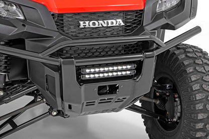 LED Light | Bumper Mount | 10" Black Slimline Pair | Honda Pioneer 1000/Pioneer 1000-5