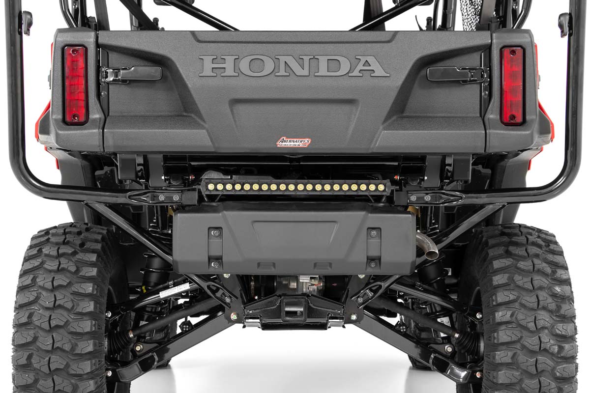 LED Light | Under Bed Mount | 20" Black Single Row | Honda Pioneer 1000/1000-5