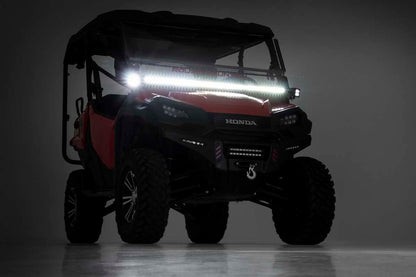 LED Light Kit | Cage Mount | 50" Black Single Row | White DRL | Honda Pioneer (16-22)