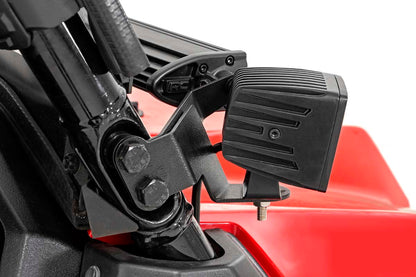 LED Light Kit | Cage Mount | 2" Black Pair | Honda Pioneer