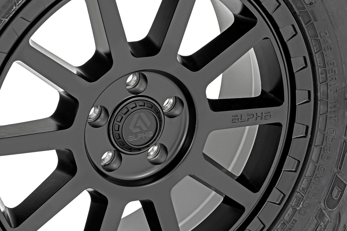 Alpha Foxtrot Wheel | Matte Black | 17x7.5 | 5x108 | +35mm