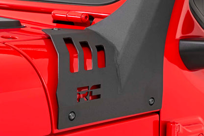 LED Light Kit | Windshield | 50" BLK Dual Row | WHT DRL | Jeep Gladiator JT/Wrangler JL (18-24)
