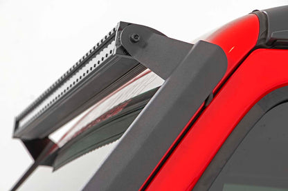 LED Light Kit | Windshield | 50" BLK Dual Row | Amber DRL | Jeep Gladiator JT/Wrangler JL (18-24)