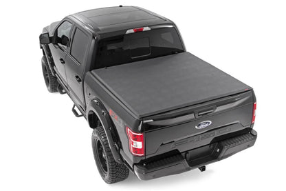Soft Tri-Fold Bed Cover | 5'7" Bed | Ford F-150 (21-24)/F-150 Lightning (22-24) 