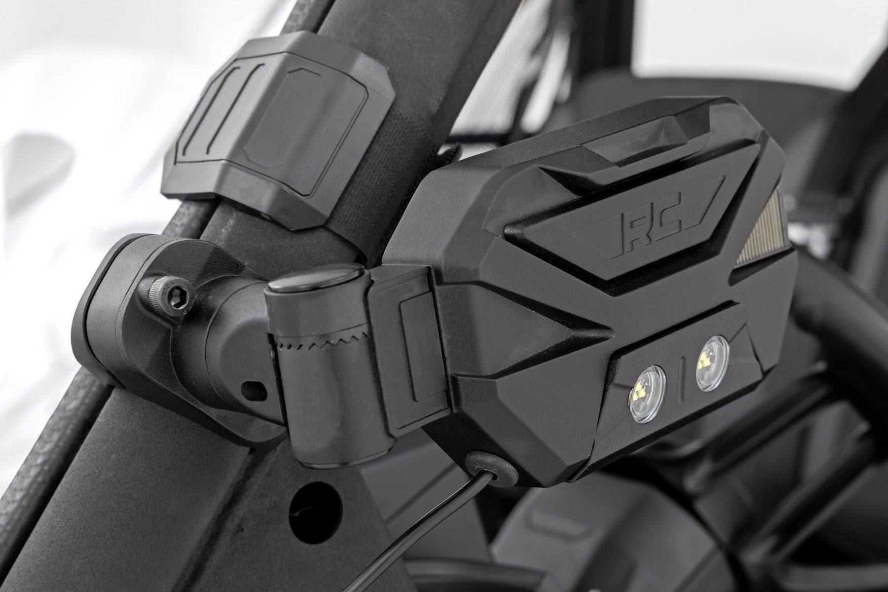 UTV Aluminum Side Mirrors w/Turn Signal (Pro-Fit Cages | Universal)