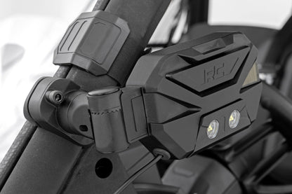 UTV Aluminum Side Mirrors w/Turn Signal (Pro-Fit Cages | Universal)